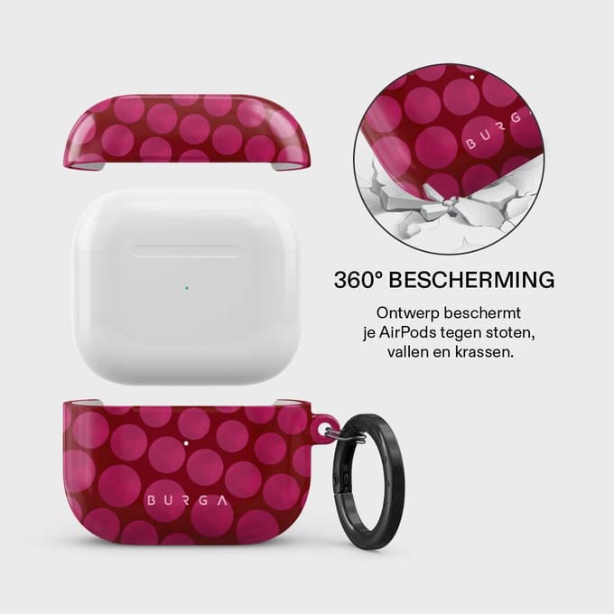 Burga Hardcase voor de Apple AirPods 3 - Reset Button