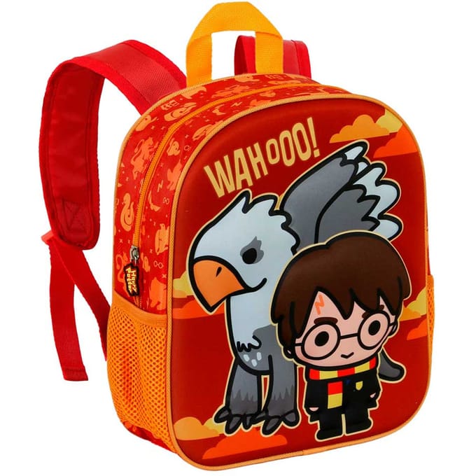 Harry Potter 3D Rugzak - Schooltas - Polyester - Oranje - Rugzak kind
