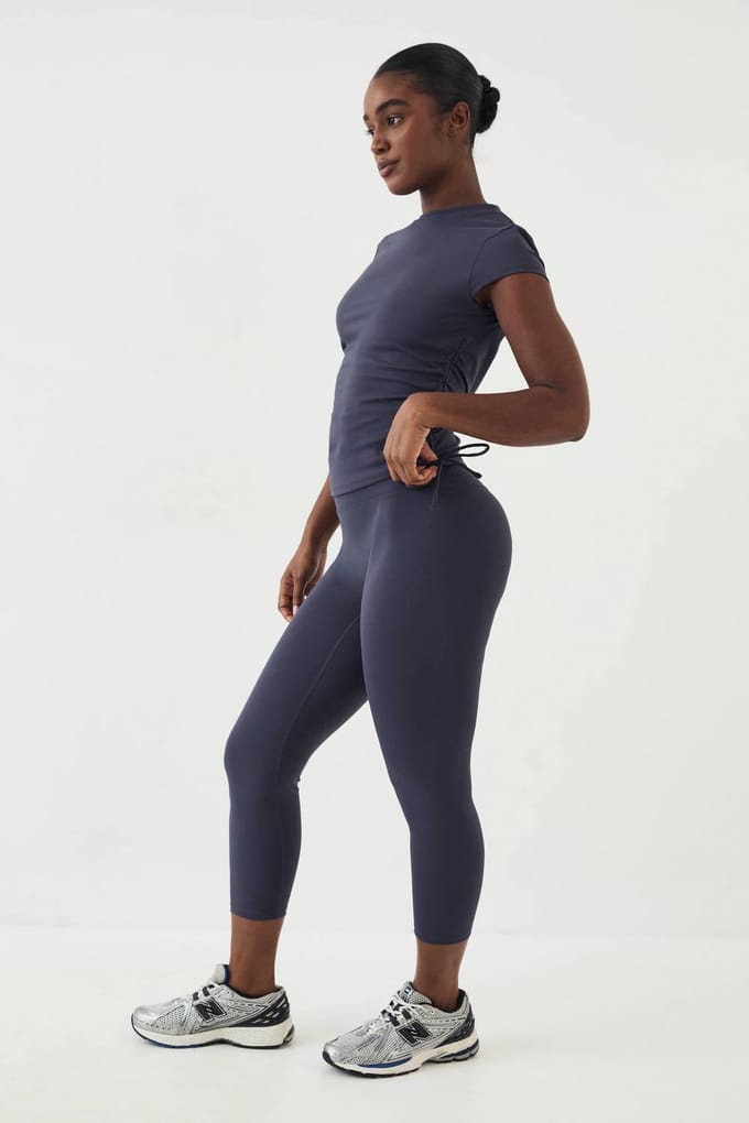 Dames DSGN Studio Ultra Sculpt Highwaist 7/8 Legging | Midnight Blue | Maat: XS