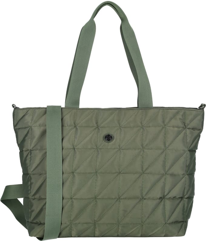 Enrico Benetti Josephine Shopper - Laptoptas 17 inch - Olijfgroen