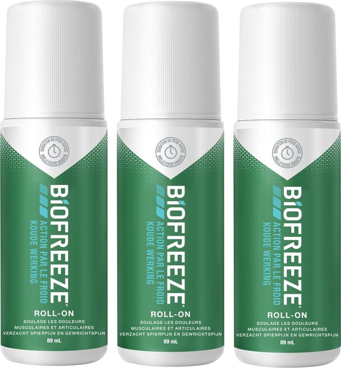 Biofreeze Roll-on 84g - 3 Stuks - Voordeelverpakking