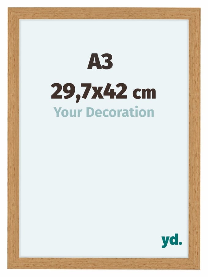 Your Decoration - Fotolijst A3 29,7x42 cm - MDF - Beuken - Como