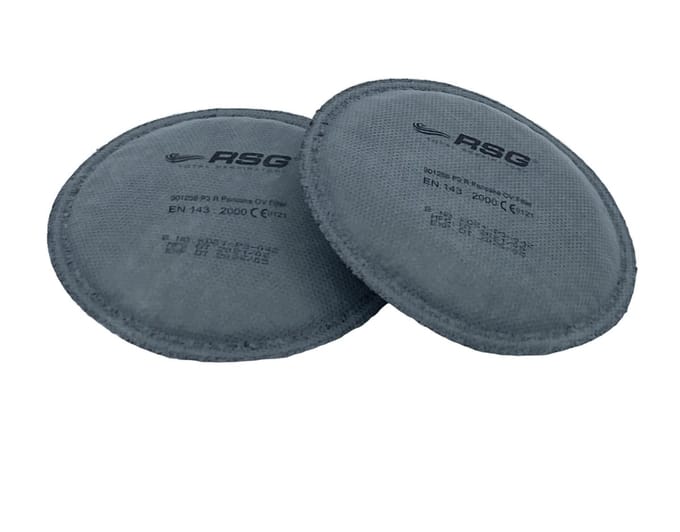 P3 Geurpannenkoek filterpatroon â€“ Serie 200 luchtfilter pads RSG - 10 stuks luchtfilter pads