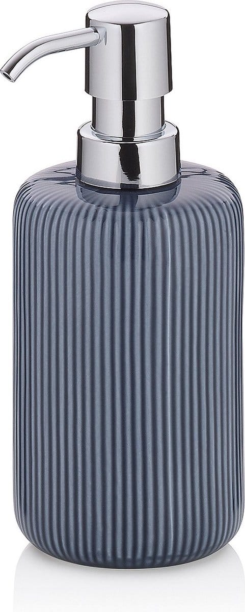Zeepdispenser, 0.35 L, Keramiek, Rook Blauw - Kela | Ava