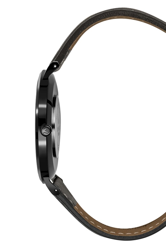 Orphelia Blackline OR61801 Horloge - Leer - Groen - Ø 41 mm