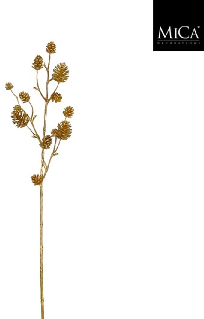 Mica Decorations – Dennenappel Tak – 70 cm