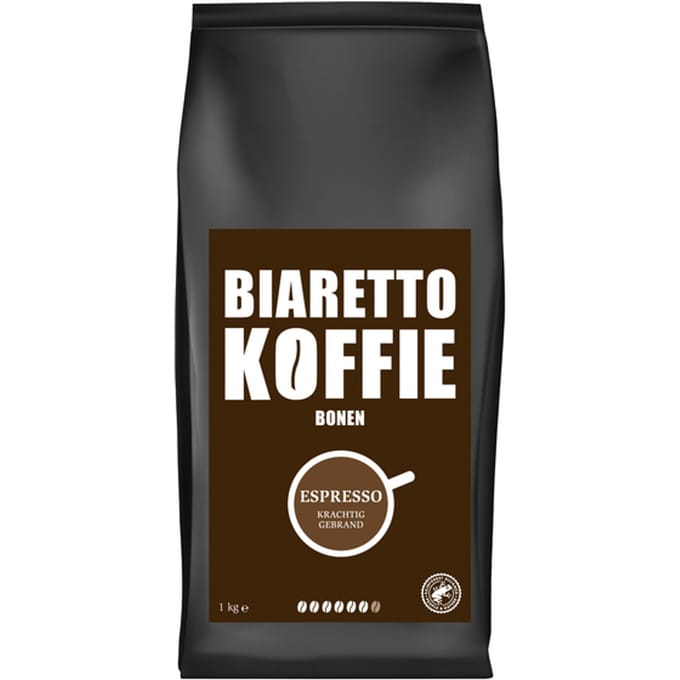 Koffie Biaretto bonen espresso 1000 gram