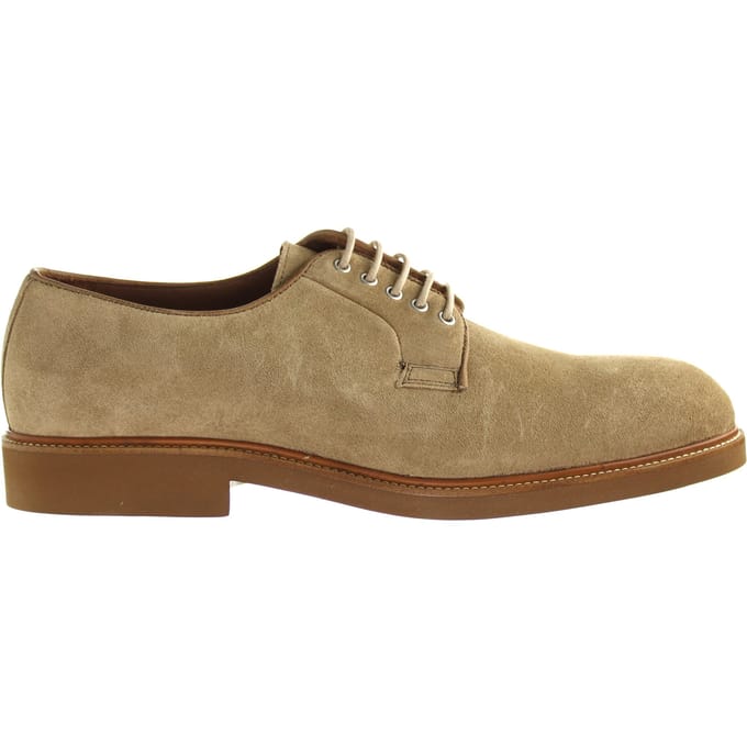 Hackett Chino Eyelet Blucher Heren Beige Schoenen