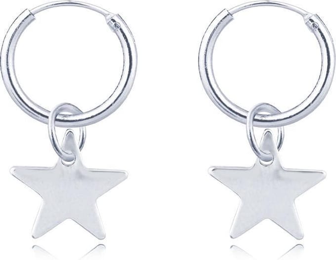 LGT Jewels Damesoorbellen met Zilveren Ster
