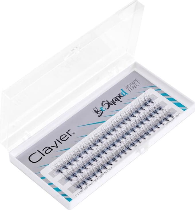 Clavier BeShaped Wimperextensions 14mm. B-Curl