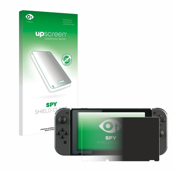 upscreen - privacy screenprotector voor Nintendo Switch - Folie Beschermfolie Blauwlichtfilter