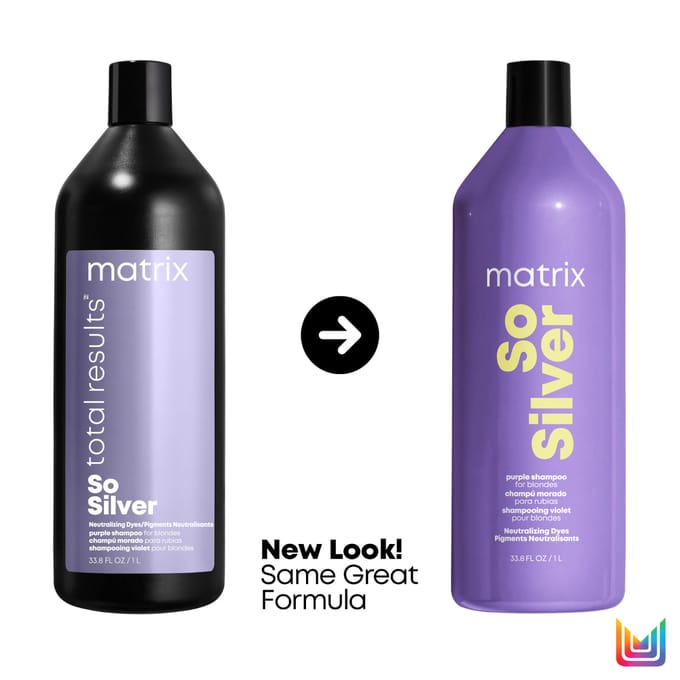 Matrix - Total Results So Silver Color Obsessed Shampoo to Neutralize Yellow Shampoo for neutralize yellow tones - 1000ml