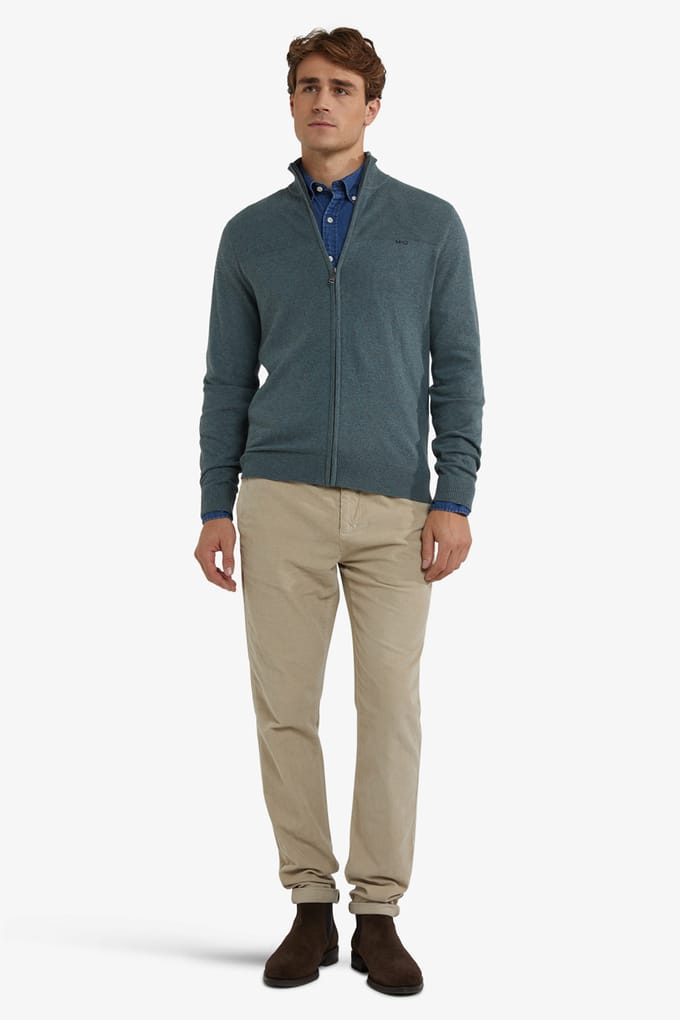 McGregor Zip Thru Cardigan Winter Sage Taglia: 3XL | Cardigan Outlet | Uomo | Verde