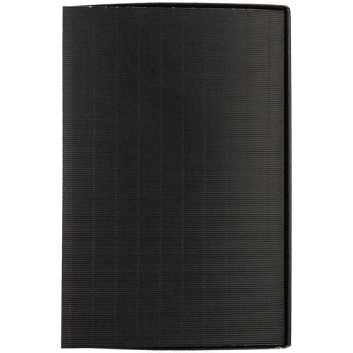 Hochhaus Präsentkarton SCHWARZ offene Welle 6er 38 cm