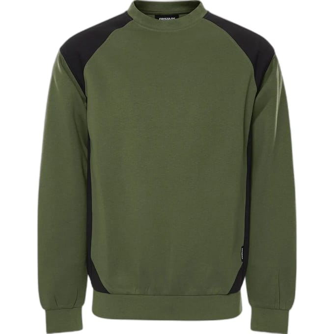 Fristads Sweater 7148 GSM - Legergroen/zwart - S