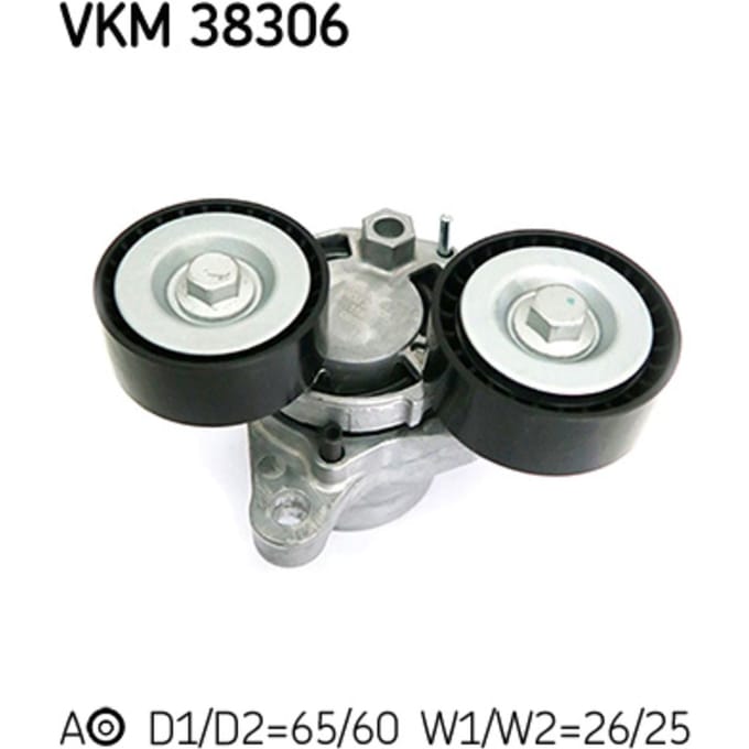 Spanarm, V-ribbelriem SKF VKM 38306