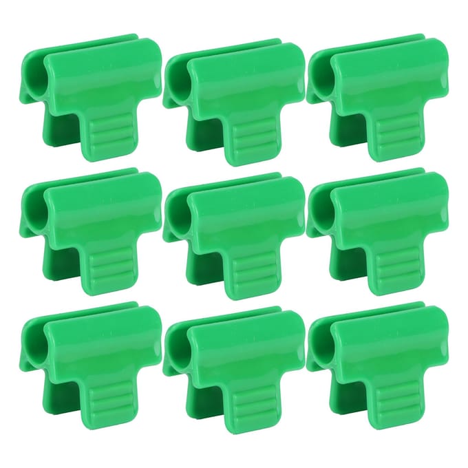 30 STUKS Plastic Folie Gesp Clip Kas Klemmen Accessoires Tuinbenodigdheden green