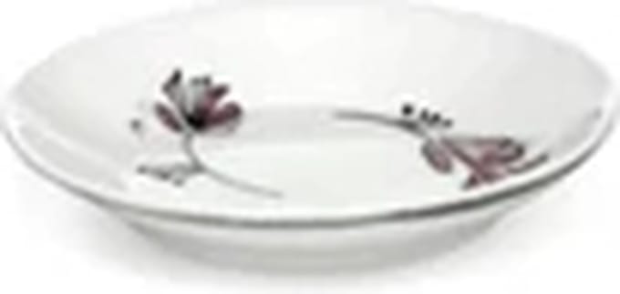 Serax Marni Midnight Flowers Fiore Rosa schaal D10cm H1.7cm roze / zwart