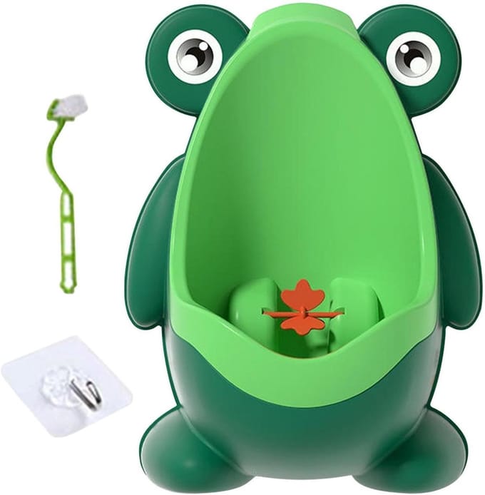 Kinder Urinaal - Potty Training - Zindelijkheidstraining - Interactief Vormgegeven - 36 x 26 x 18 cm - Groen