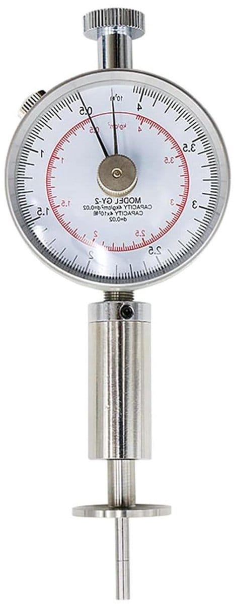 Hardheidsmeter - Fruit Tester - Kwaliteitscontrole Fruit - Hoge Precisie - Draagbaar Model - Zilver