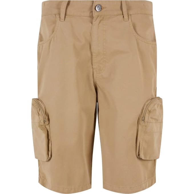 Urban Classics - Baggy Cargo Korte broek - Taille, 31 inch - Beige