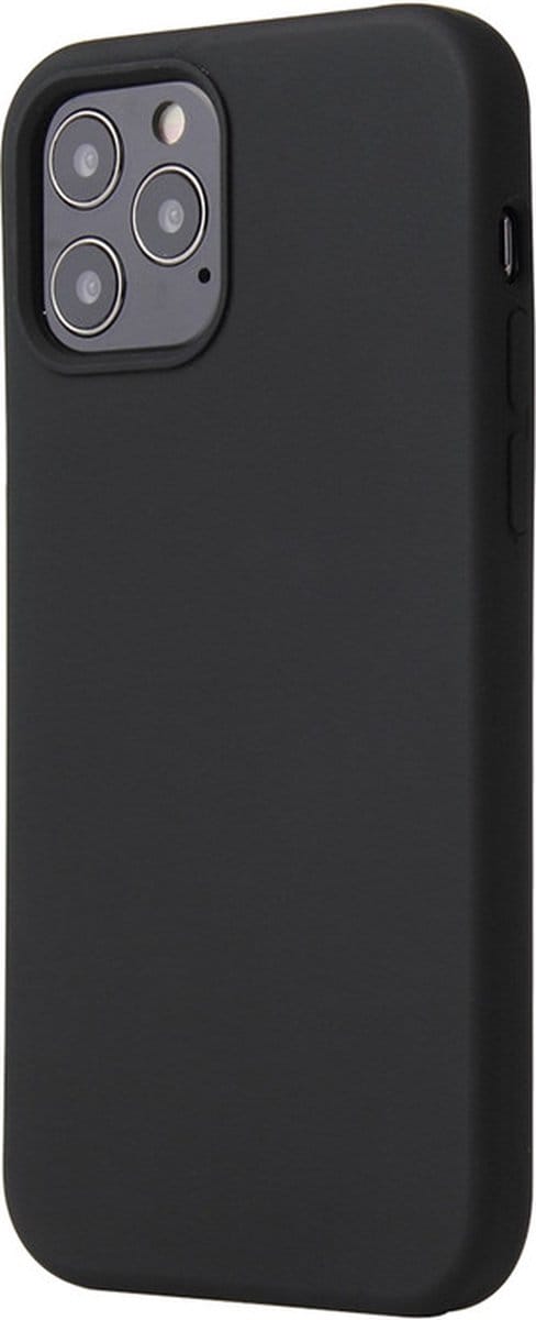 iPhone 15 PLUS Hoesje - Liquid Case Siliconen Cover - Shockproof - Zwart - Provium