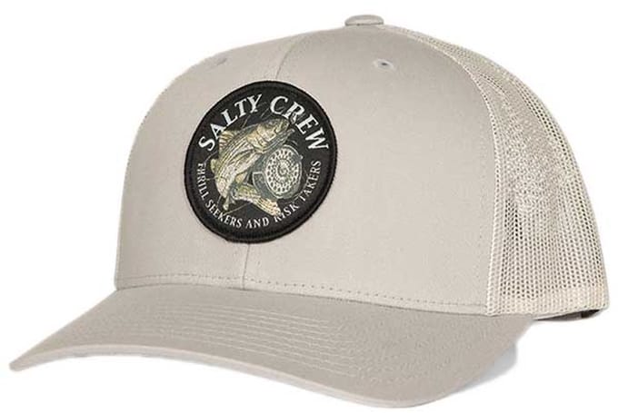 Salty Crew Reel Fly Retro Trucker Pet Beige Man,Vrouw