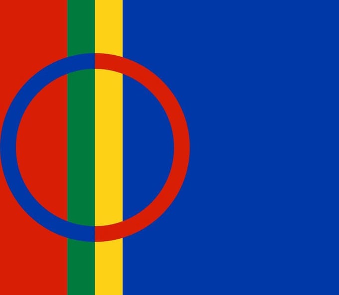 Vlag Lapland 150x225cm