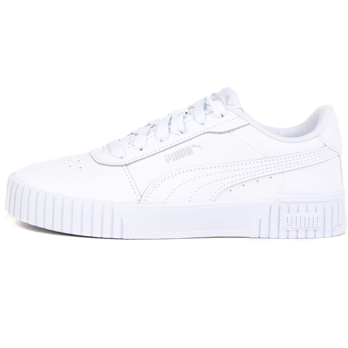PUMA Carina 2,0 Dames Sneakers - Wit/Zilver