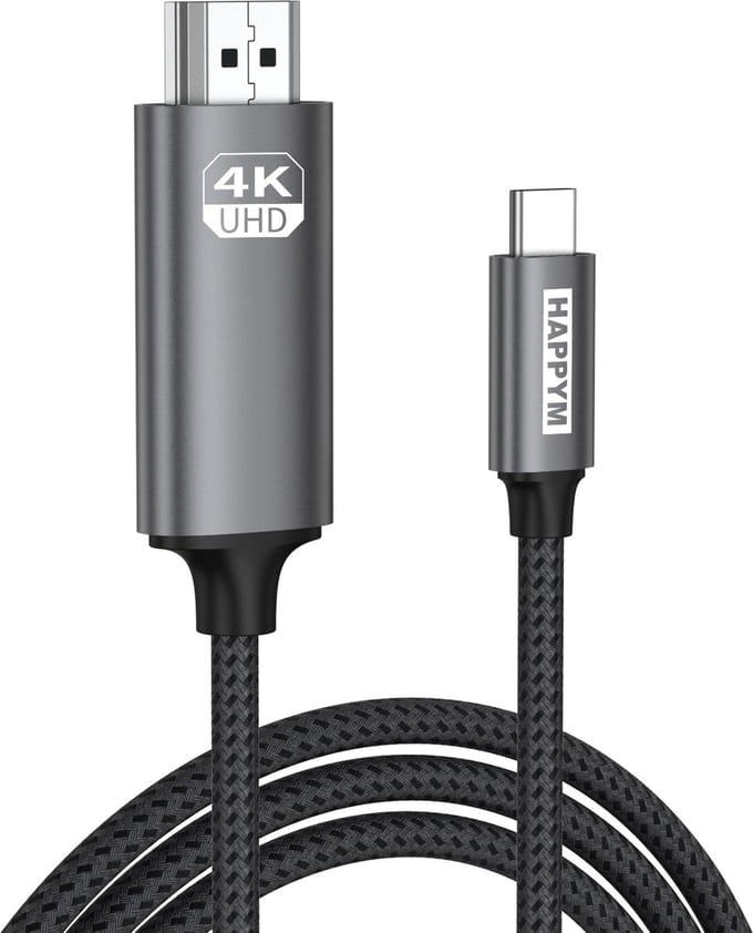 USB C naar HDMI Kabel 4k60hz 1 Meter - Haarscherpe Beeldkwaliteit