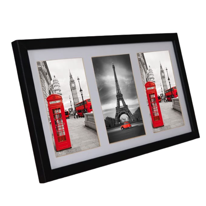Basic Serie - Collagelijst - 18x35 cm - Zwart - MDF Profiel 15/15 mm