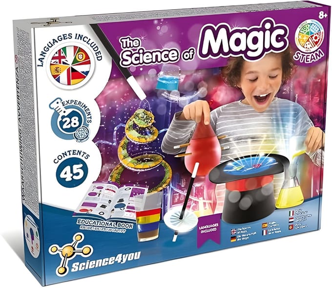 Science4you De Wetenschap van Magie – 28 goocheltrucs – Experimenteerdoos – Vanaf 8 jaar