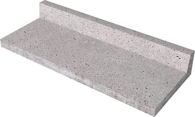 L-element gewapend grijs 100 x 40 x 15 cm prijs per stuk Gardenlux