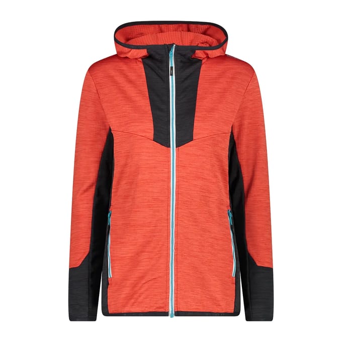 Dames fleece met capuchon CMP Unlimitech Grid Tech