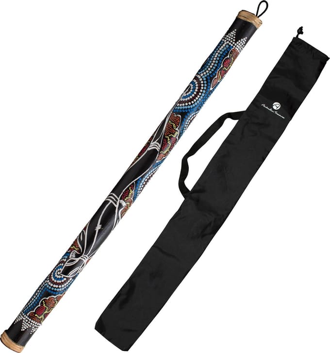 Rainstick 100cm painted