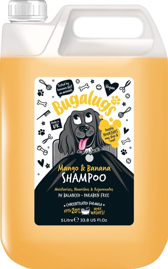 Bugalugs Mango & Banana Dog Shampoo Jerry Can 5 L - Hond