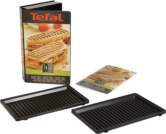 Tefal Snack Collection XA800312 - Bakplaat/Paniniplaat - Non-Stick Coating - Geschikt voor Snack Collection