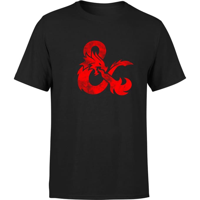 Dungeons & Dragons D&D Ampersand Men's T-Shirt - Zwart - M