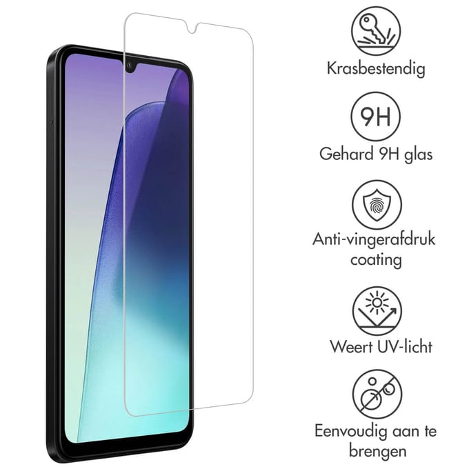 Accezz Screen Protector - Geschikt voor Xiaomi Redmi 14C - Gehard Glas Screenprotector