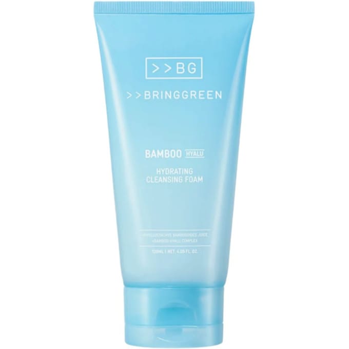 BRING GREEN Bamboe Hyalu Hydraterend Reinigingsschuim 120ml (4,05 fl. oz.) 1ea
