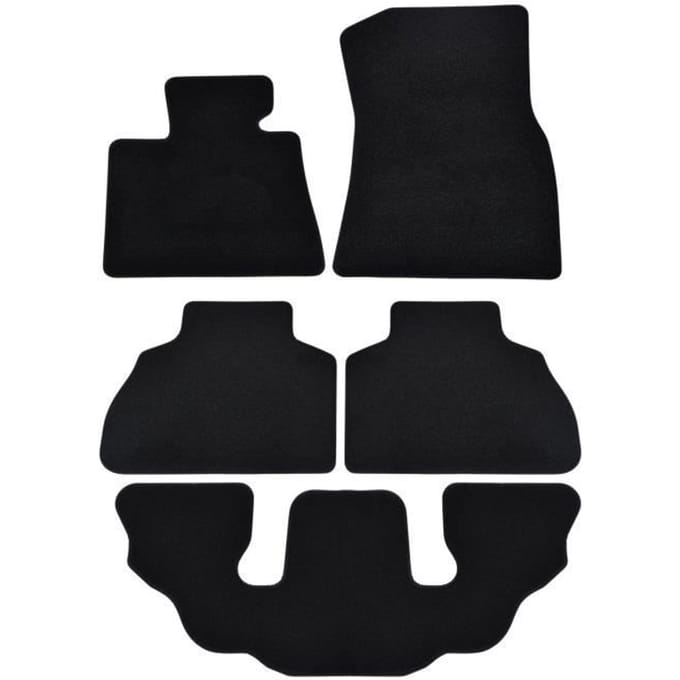 Tapis de sol - BMW - X7 - 6 pièces - Velours imperméable - Ajustement précis