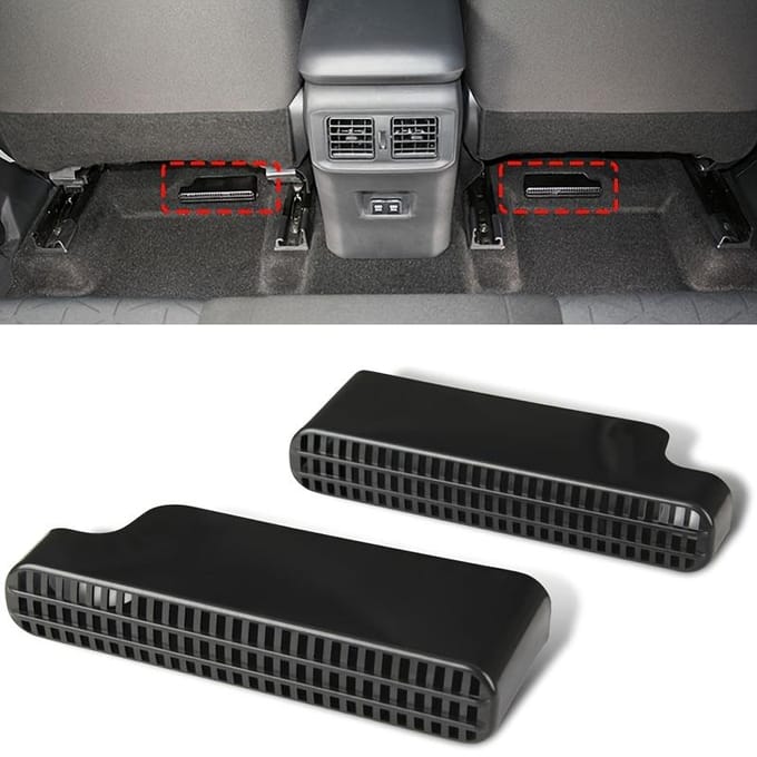 Voor TOYOTA RAV4 Luchtuitlaat Bescherming voor Stoel Modificatie Accessoires 1 pair gray