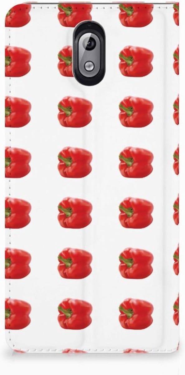 Nokia 3.1 (2018) Flip Style Cover Paprika Red