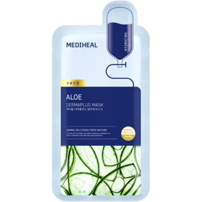 MediHeal Aloe Dermaplus Mask 10ea + RANDOM GIFT
