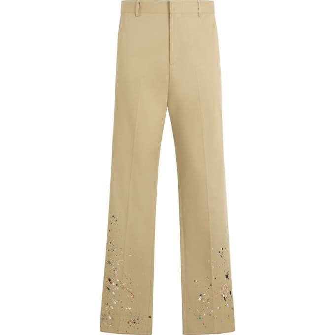 Loose Fit Trousers Painted Painted