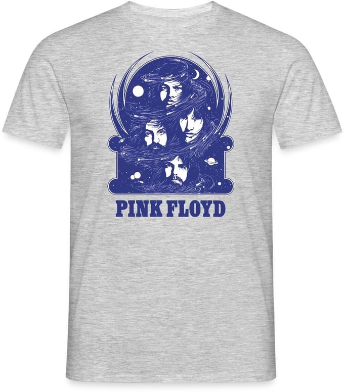 Pink Floyd Logo En Band T-Shirt Heren