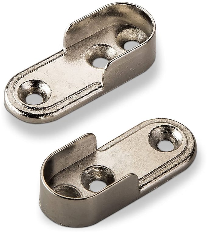 1 paar kledingrekken voor zijbevestiging