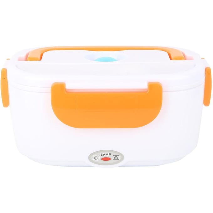 Draagbare Elektrische Verwarmde Lunchbox Voedselopbergcontainer   (Oranje) Orange orange