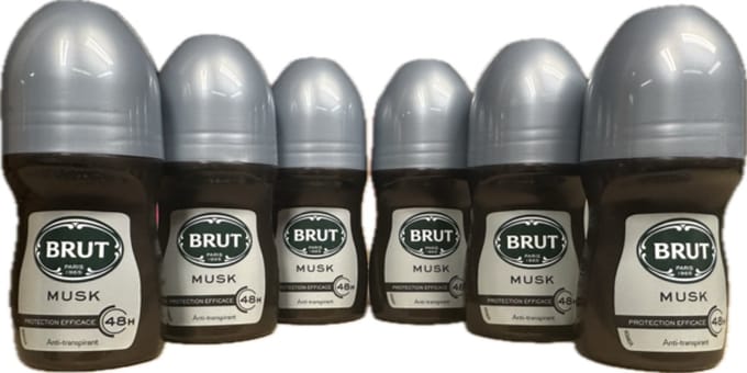 Brut deodorant roller - Musk - voordeelverpakking 6 x 50 ml