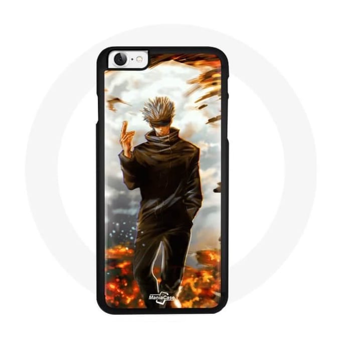 Coque - Gojo Satoru - Iphone SE - Souple - Noir - Anime
